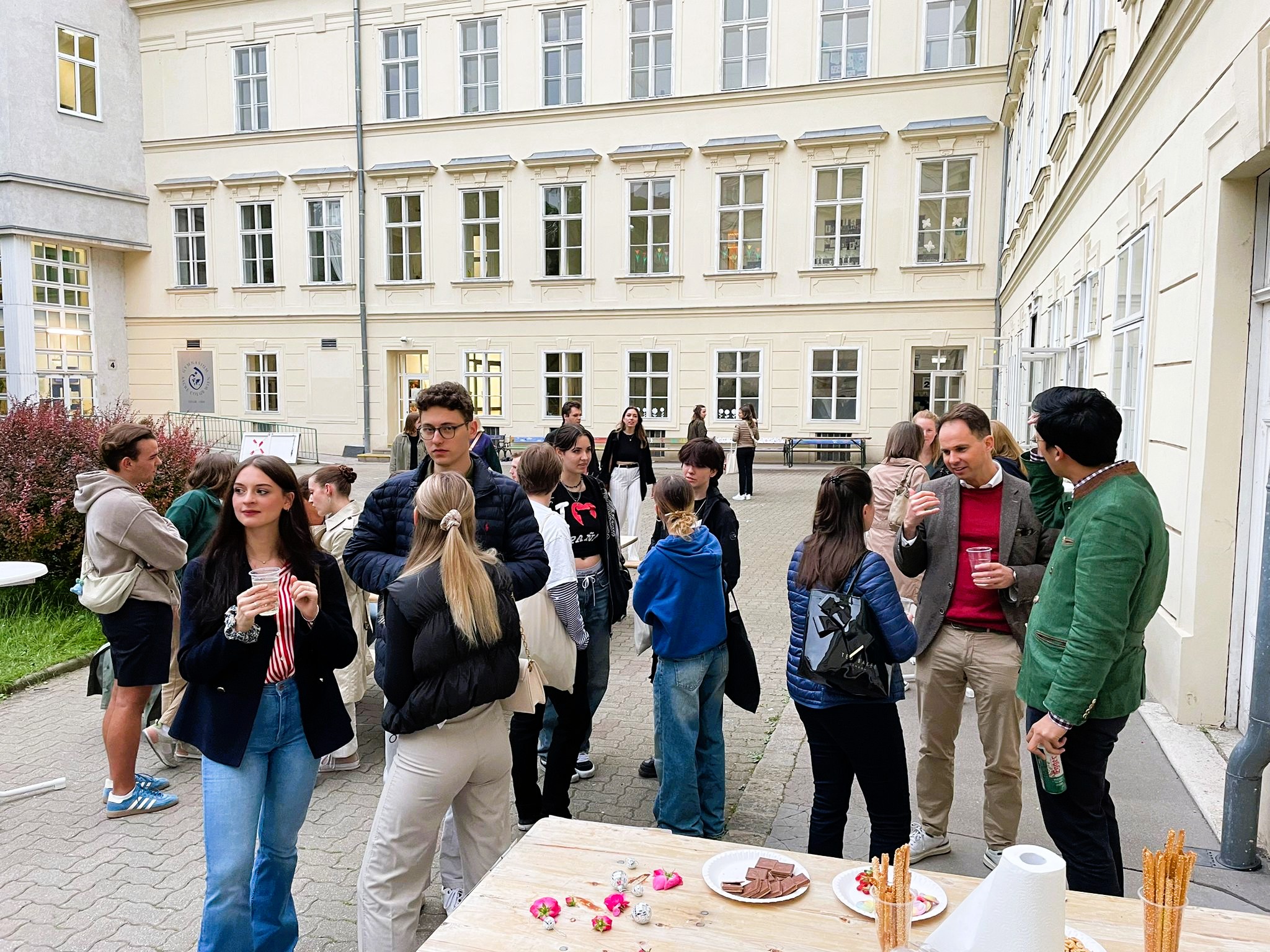Der erste Spritzerstand des SC-Connect Teams